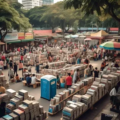 Bazar Buku di Taman Kota: Kepraktisan Toilet Portable